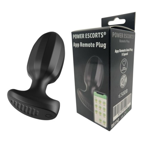 Power Escorts - BR192 - Remote Vibrating Plug - App Controled - Silicone Power Escorts