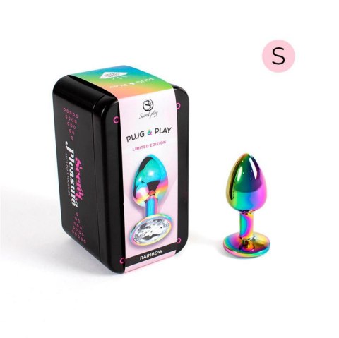 RAINBOW METAL BUTT PLUG Secret Play