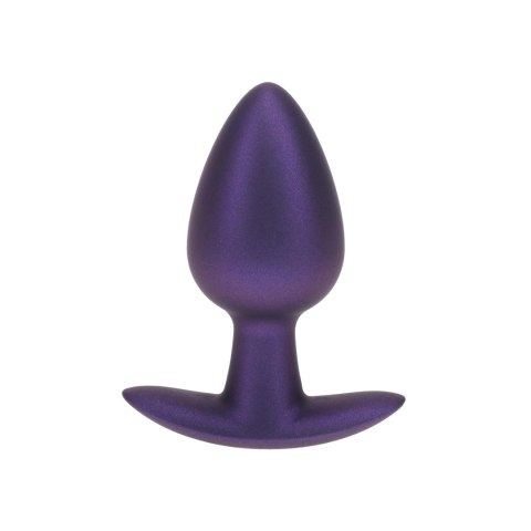 Smooth Silicone Anal Plug - Medium - 3.1 / 7,9 cm - Metallic Purple Ouch!