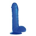 Dildo-FALLO JELLY REAL RAPTURE BLUE 10"""""""""""""""" Real Rapture