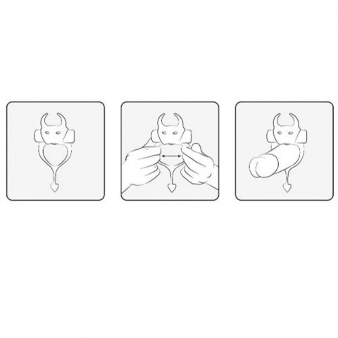 Wibrujący stymulujący pierścień cockring erekcyjny Adrien Lastic