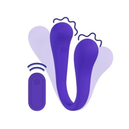 Masażer wibrujący 2-stronny elastyczny Purple SHOTS