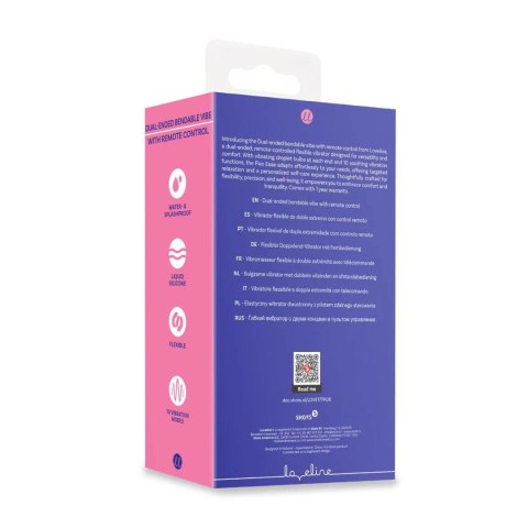 Masażer wibrujący 2-stronny elastyczny Purple SHOTS