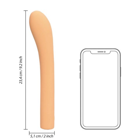 Wibrator punktu G Fingering G-Spot Vibrator - Peach Fuzz SHOTS