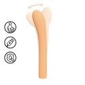 Wibrator punktu G Fingering G-Spot Vibrator - Peach Fuzz SHOTS