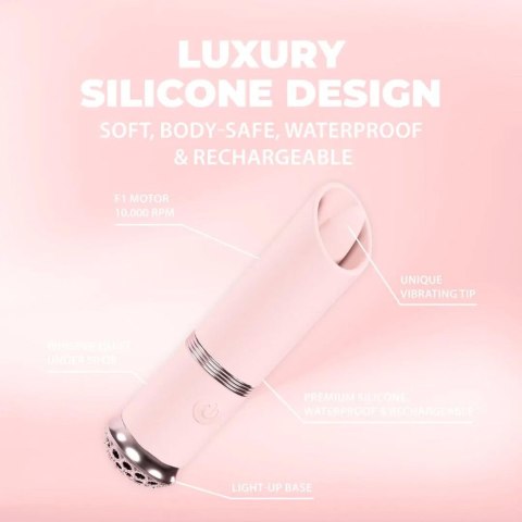 Luxe mini wibrator w kształcie szminki - Pink SHOTS