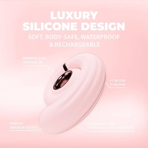 Stymulator Paris Tourner - Vibrating Swirl - Pink SHOTS