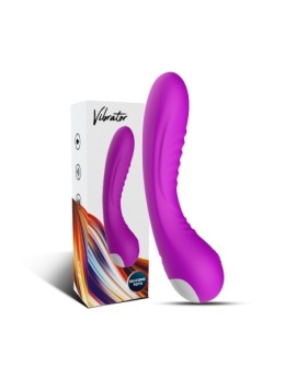 Wibrator punktu G masażer łechtaczki 18cm 9 trybów fioletowy Boss Series Joy