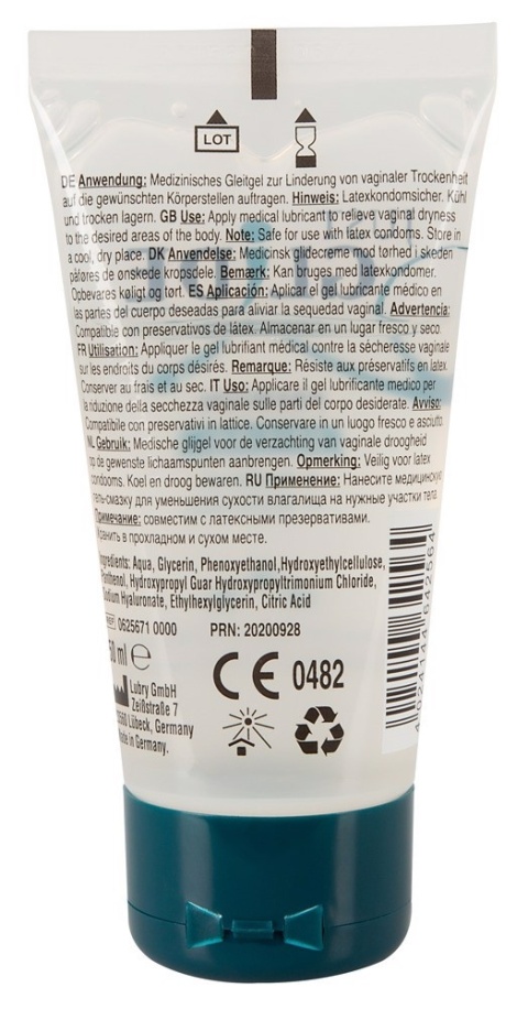 Żel nawilżający wodny lubrykant regenerujący 50 ml Just Glide