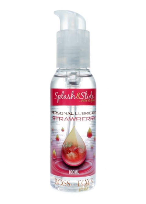 Jadalny smakowy żel nawilżający truskawka 100ml Boss Series Health
