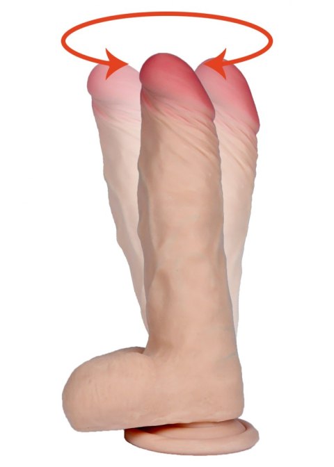 Rotacyjny realistyczny wibrator penis 7trybów 21cm Boss Series Real