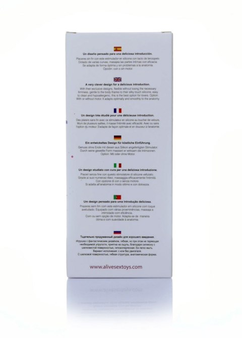 Wibrator analny - plug kulkowy różowy silikon medyczny 14 cm Alive