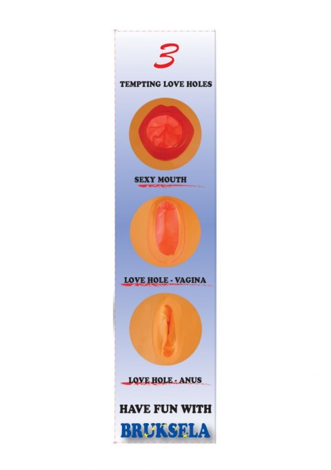 Lalka 3D do sexu dmuchana - nadmuchiwana 3 otwory Boss Series