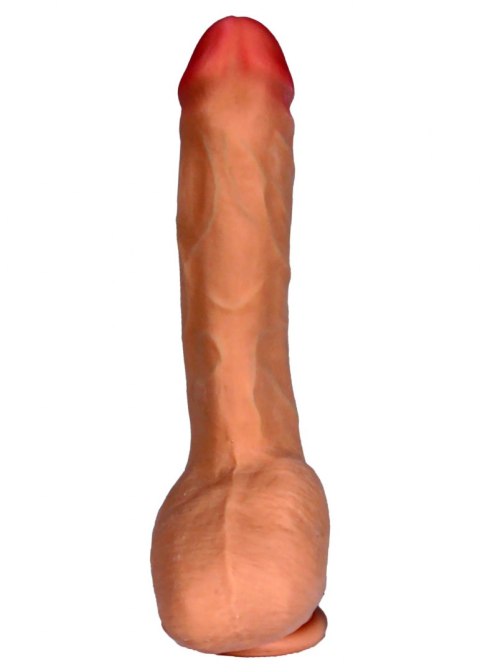 Realistyczny wibrator z jądrami cyberskóra 25cm 7trybów Boss Series Real