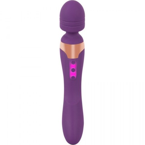 Podwójny stymulator łechtaczki wibrator 8trybów 21cm JAVIDA