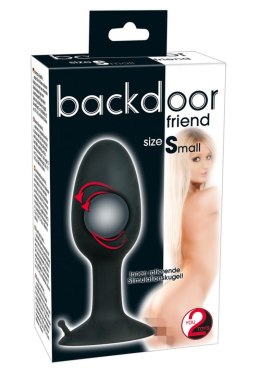 Korek analny plug z kulką w środku silikon S 8cm You2Toys