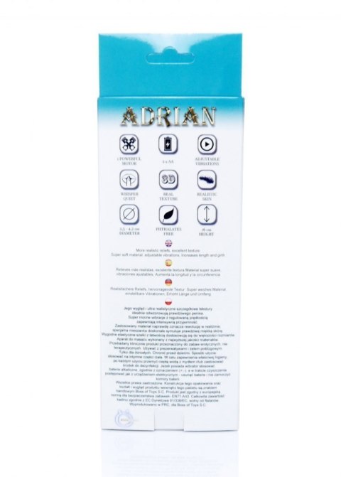 Proteza-Hollow Strap-on Adrian vibrating Boss Series EasyLove