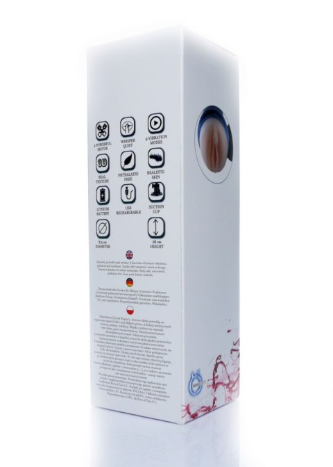 Sztuczna pochwa cyberskóra przyssawka 2 silniki USB Boss Series