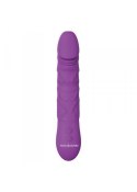 Wibrator realistyczny ruch falowy cichy mocny fiolet USB Elys