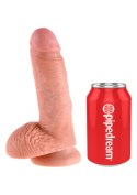 Dildo COCK 7" WITH BALLS FLESH Pipedream