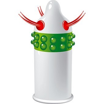 Prezerwatywy z wypustkami stymulującymi kobietę Uncle Bob Egzo