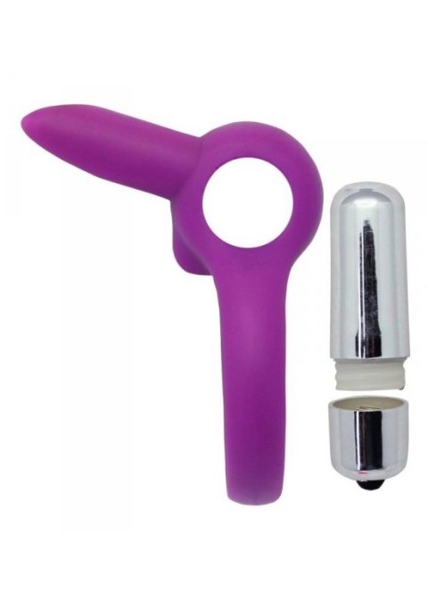 Pierścień erekcyjny na penisa stymulator królik fioletowy Toyz4lovers