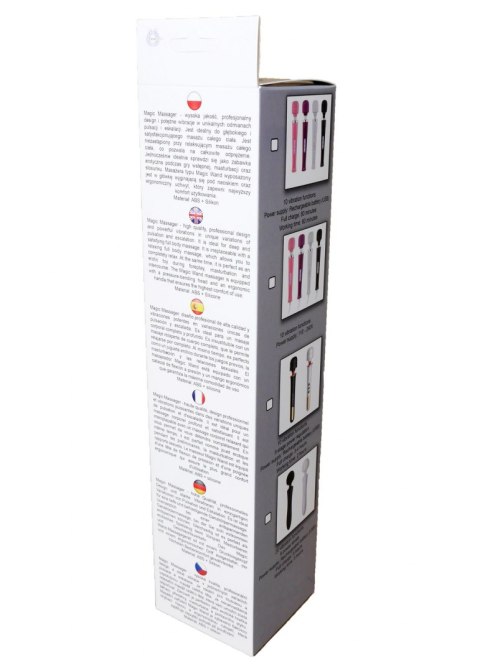 Stymulator łechtaczki maszyna orgazmowa USB 10 trybów biały Boss Series Magic